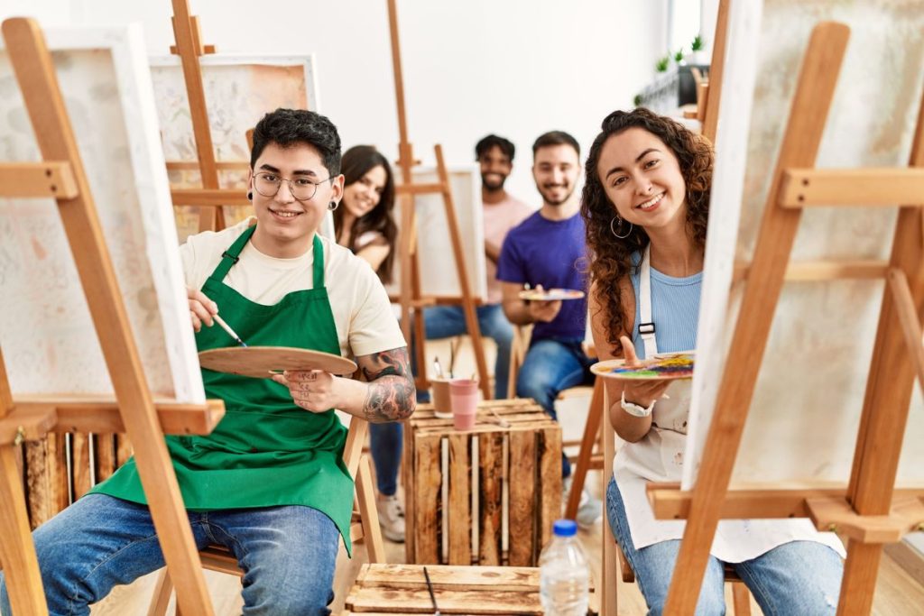Paint and Sip for Corporate Team Building Events | I Paint You Sip