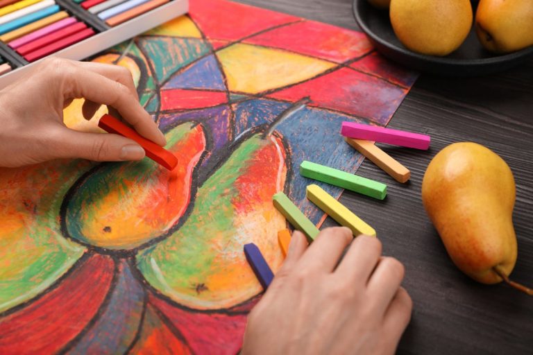 pastel drawing