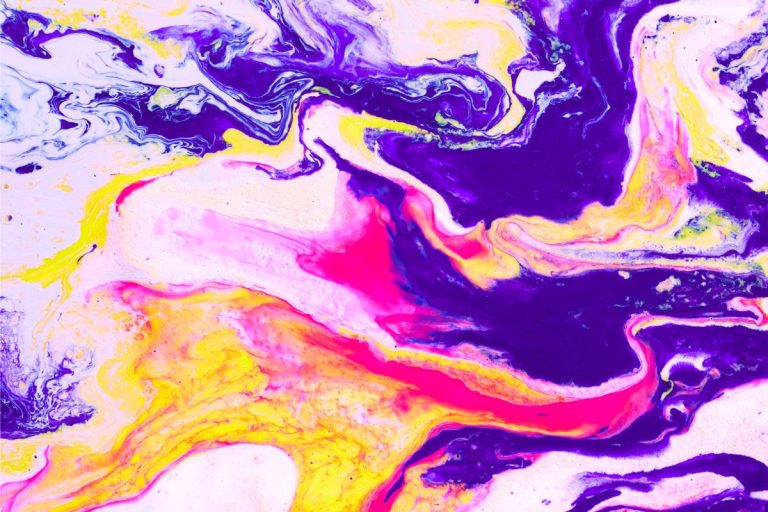 acrylic pour painting