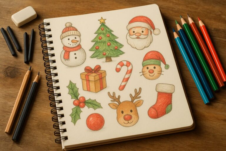 christmas drawing ideas
