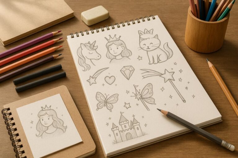 drawing ideas for girls