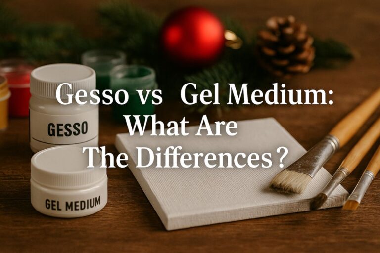 gesso vs gel medium