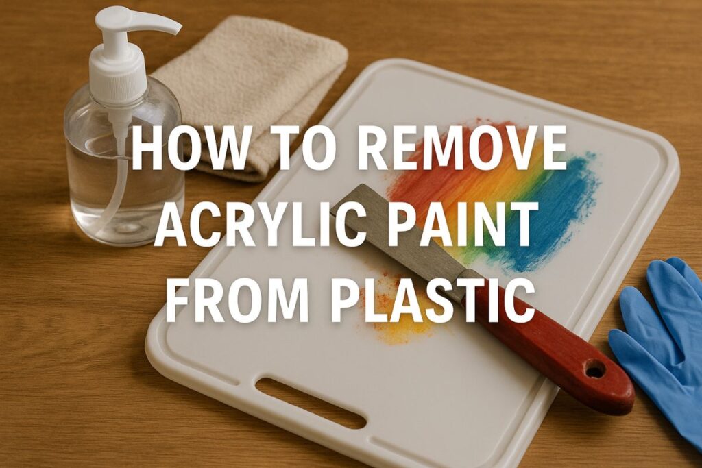 What To Use To Remove Acrylic Paint