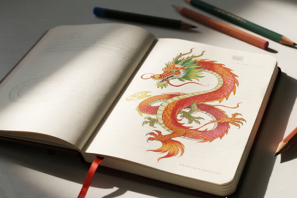 A Dragon drawing idea