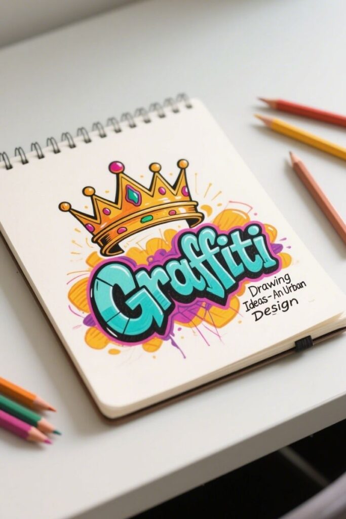 crow graffiti drawing ideas