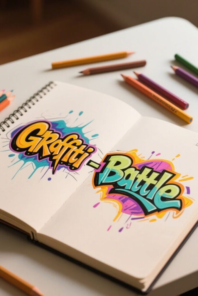 graffiti drawing ideas