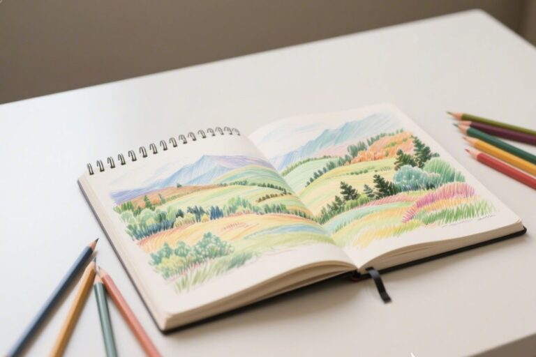 landscape drawing ideas