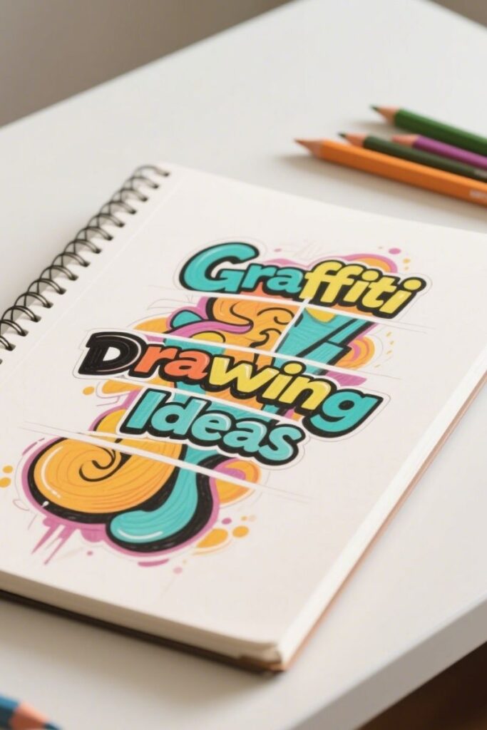 letter graffiti drawing ideas