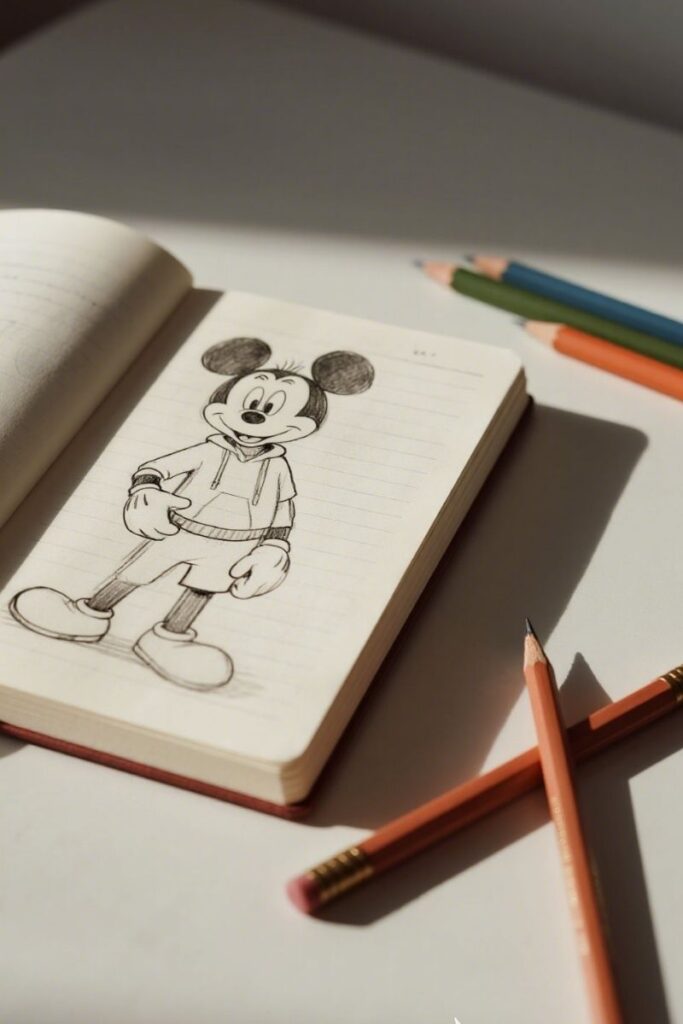 morden disney drawing ideas