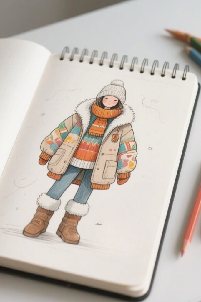 outfit ideas drawing