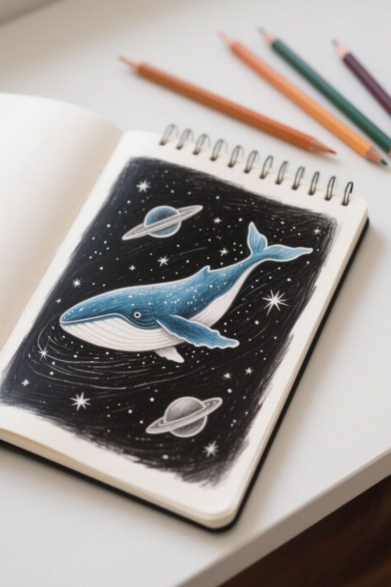 17 Space Drawing Ideas That Are Out of This World | I Paint You Sip