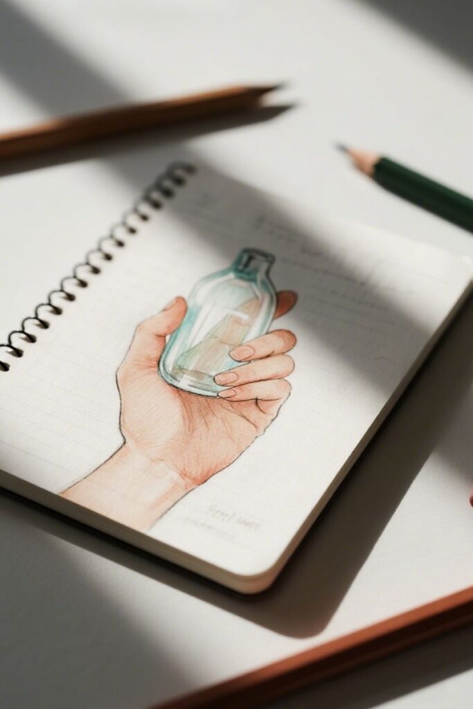 a hand realistic drawing ideas
