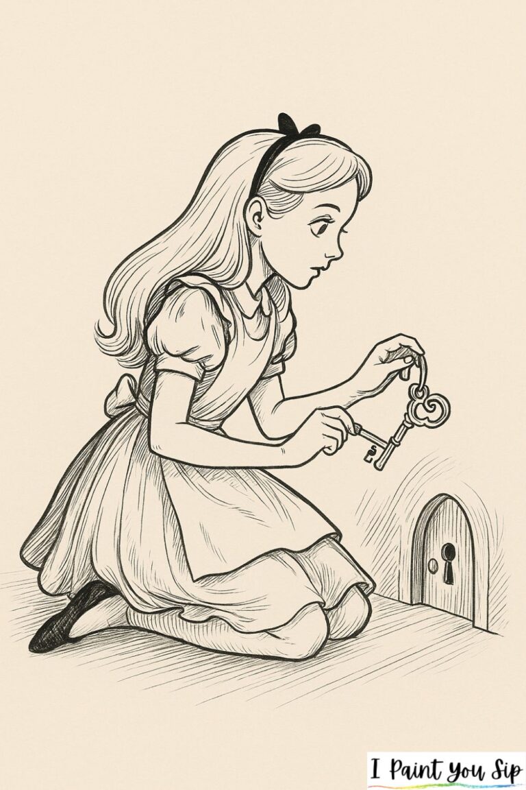 17 Whimsical Alice in Wonderland Drawing Ideas | I Paint You Sip