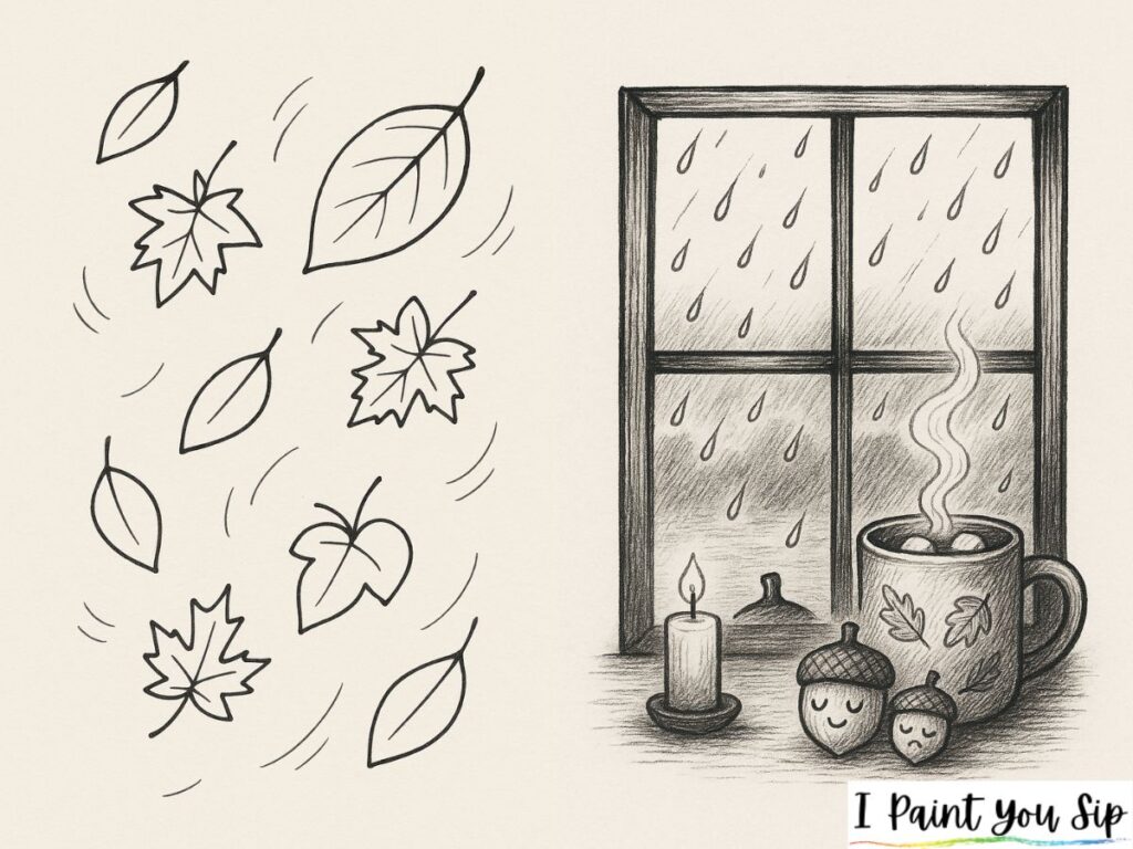 17 Cozy Autumn Drawing Ideas to Celebrate the Season | I Paint You Sip