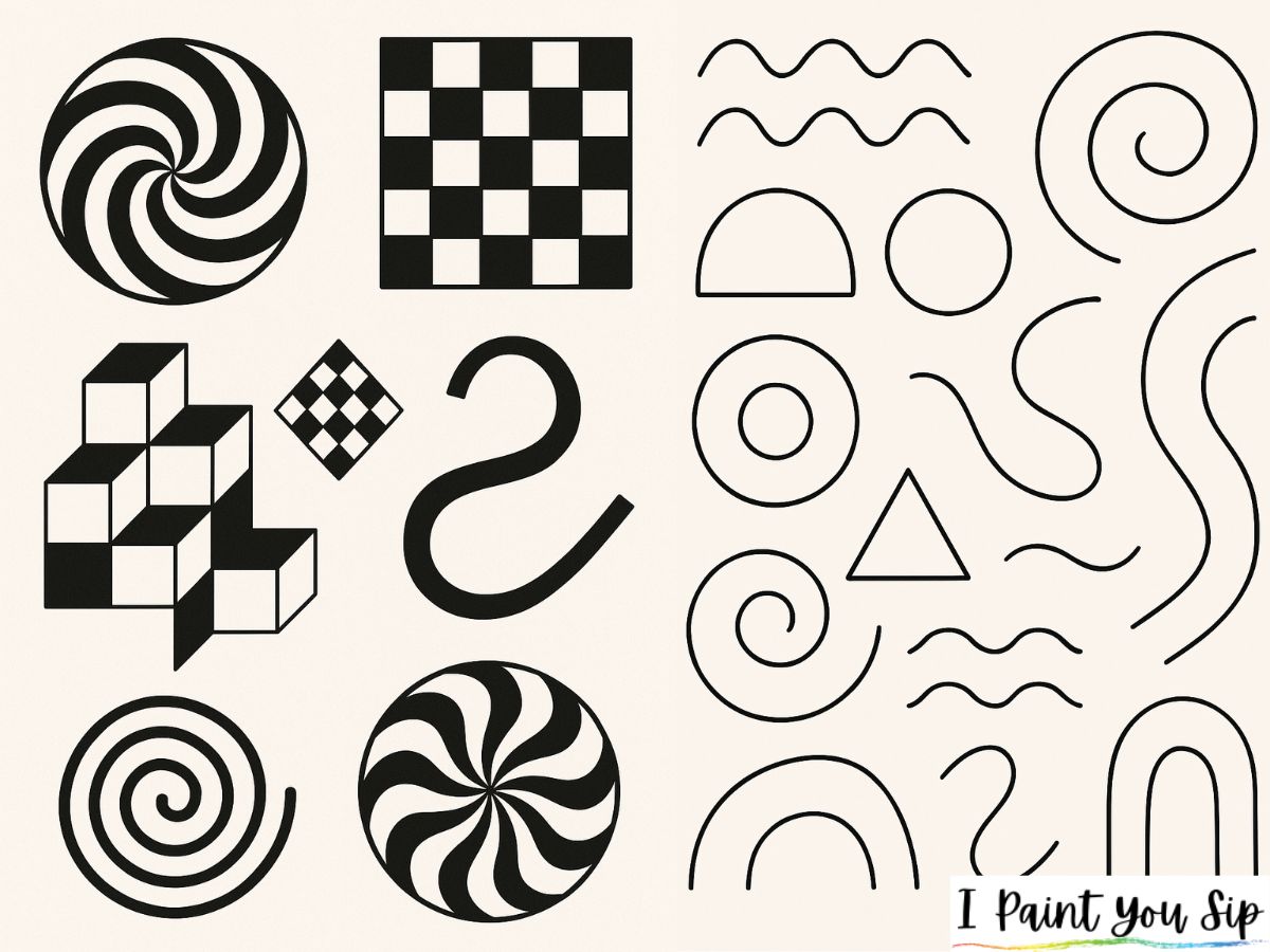 black and white drawing ideas