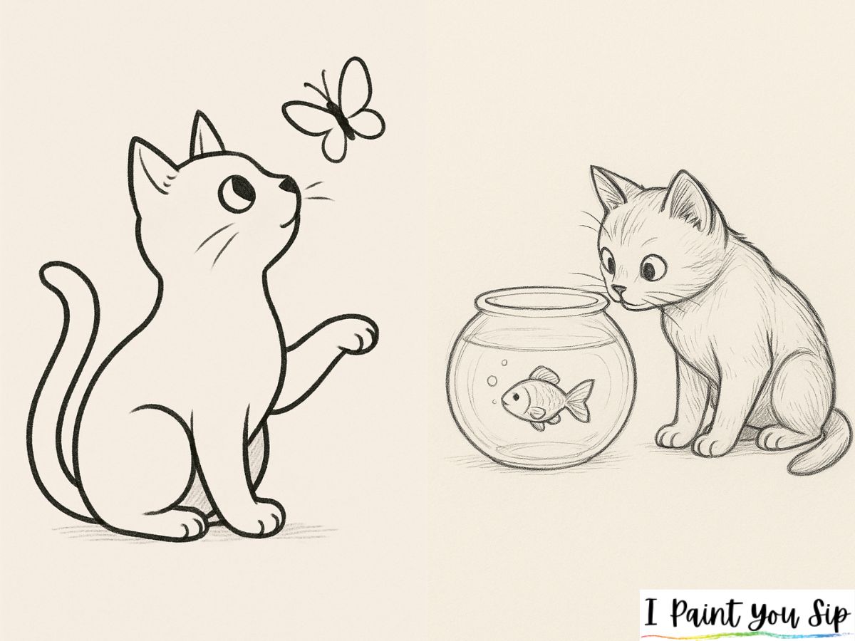 cat drawing ideas