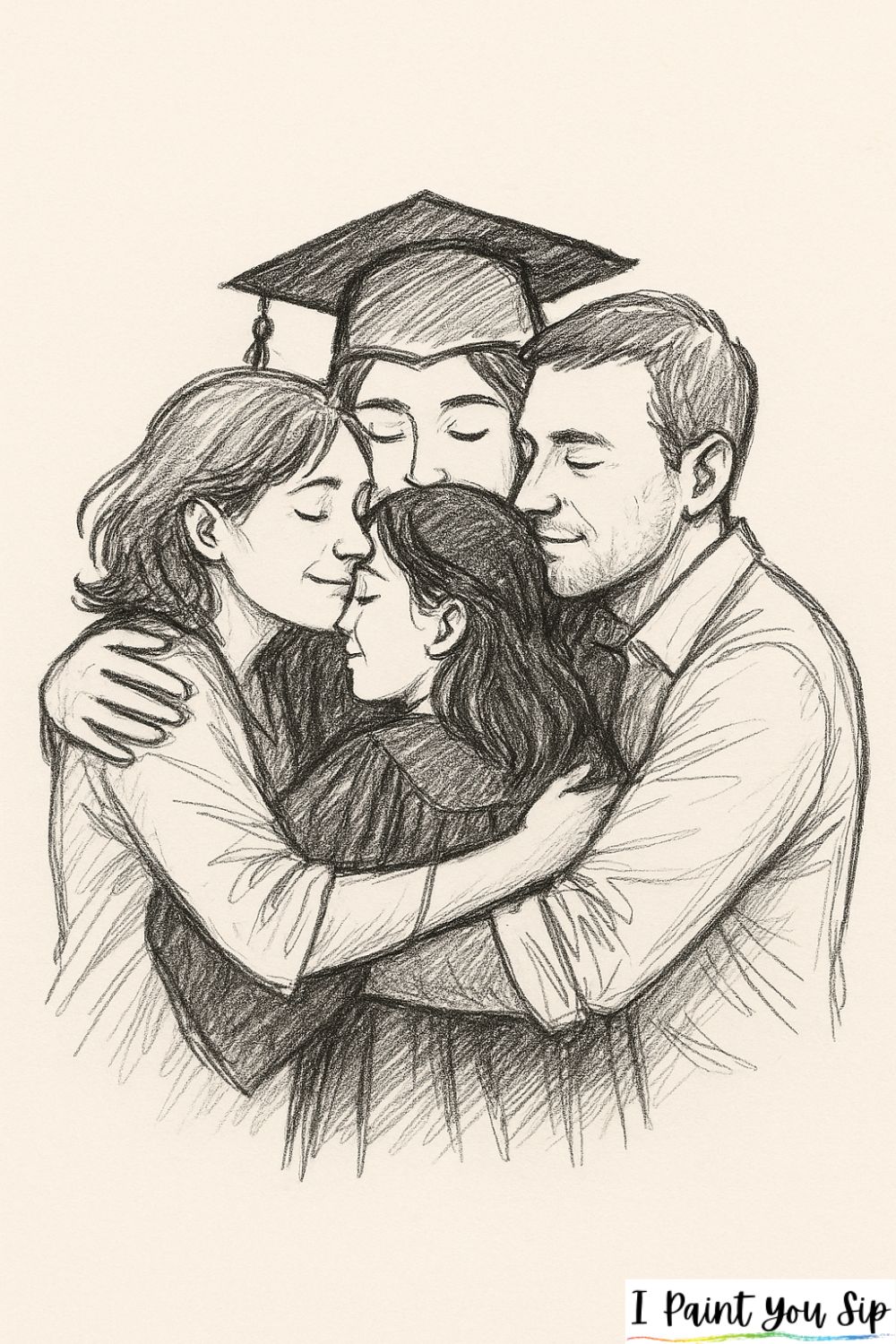 19 Graduation Drawing Ideas to Celebrate New Beginnings | I Paint You Sip