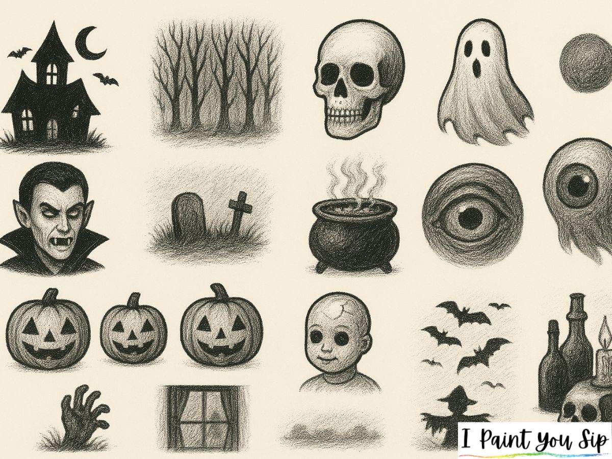horror drawing ideas
