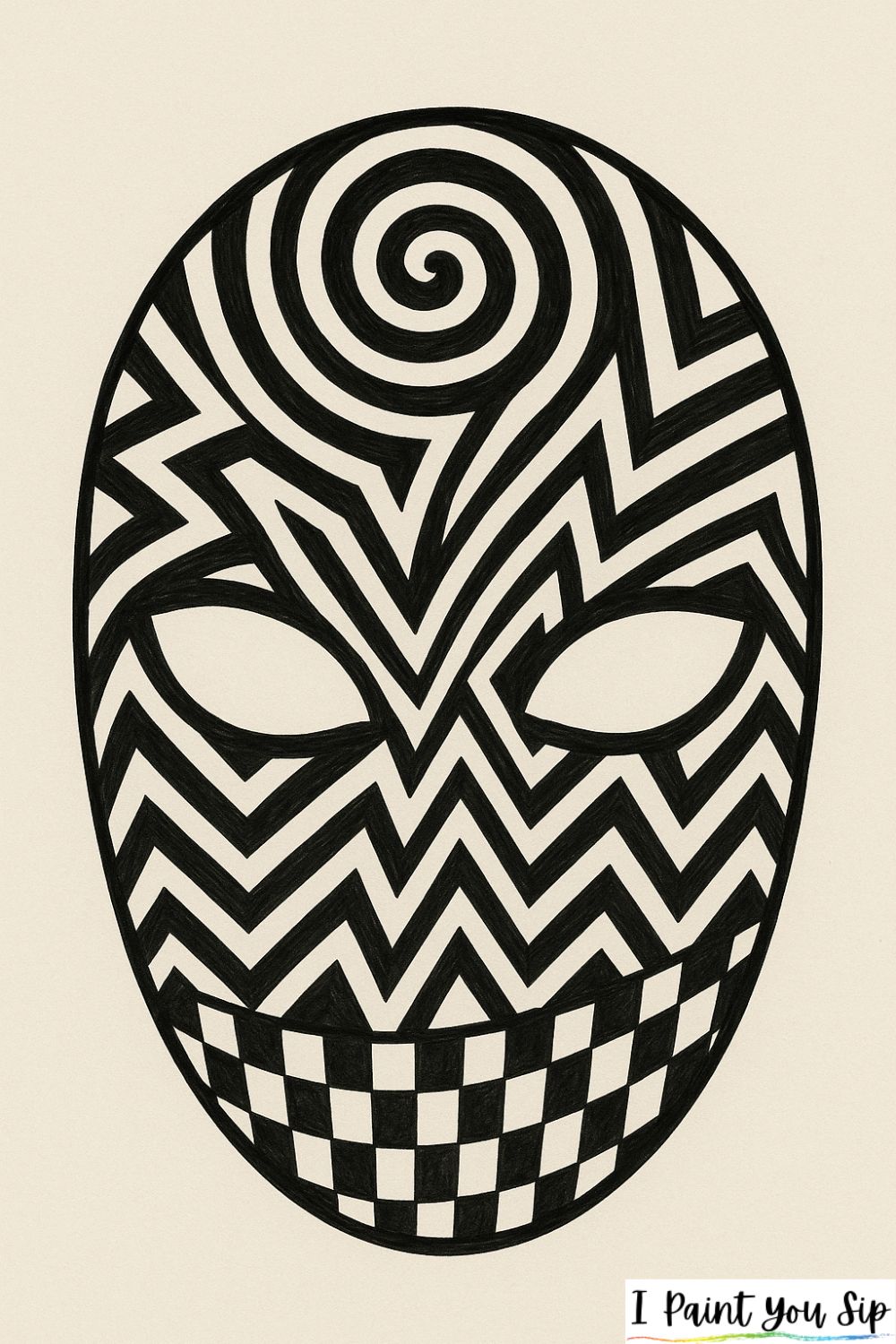 Drawing Lens Mask 19 Mask Drawing Ideas to Spark Your Imagination | I Paint You Sip