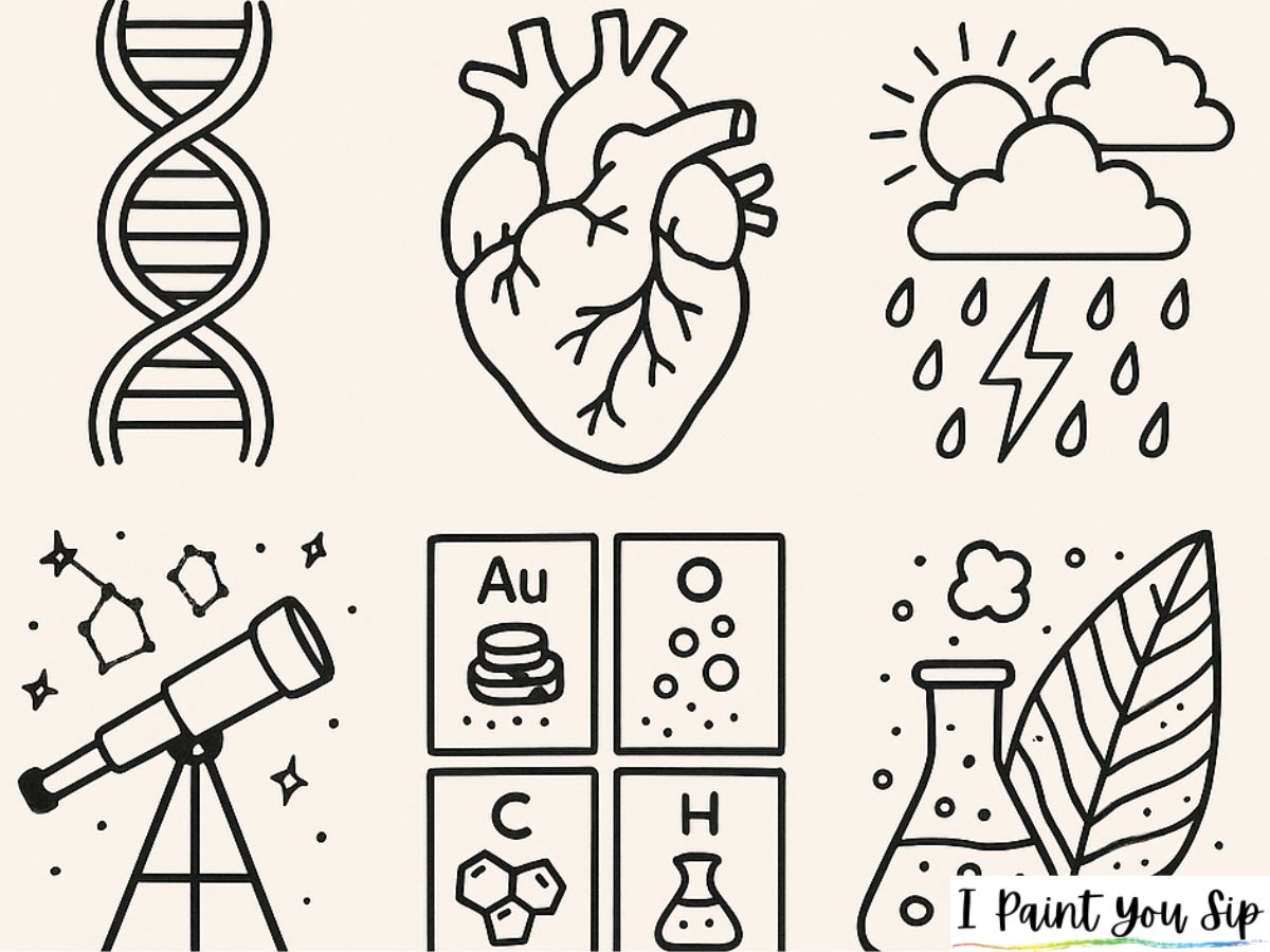 science drawing ideas