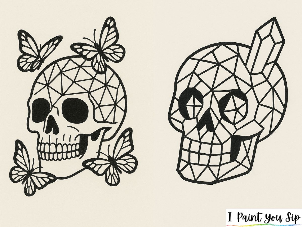 skull drawing ideas