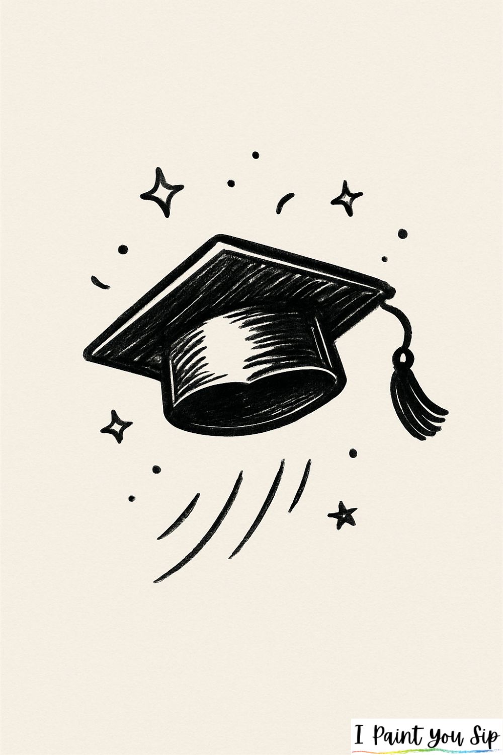 19 Graduation Drawing Ideas to Celebrate New Beginnings | I Paint You Sip