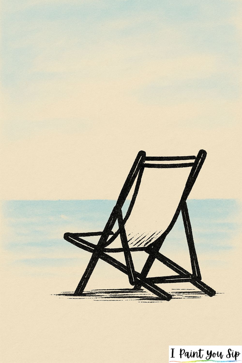 beach chair scene