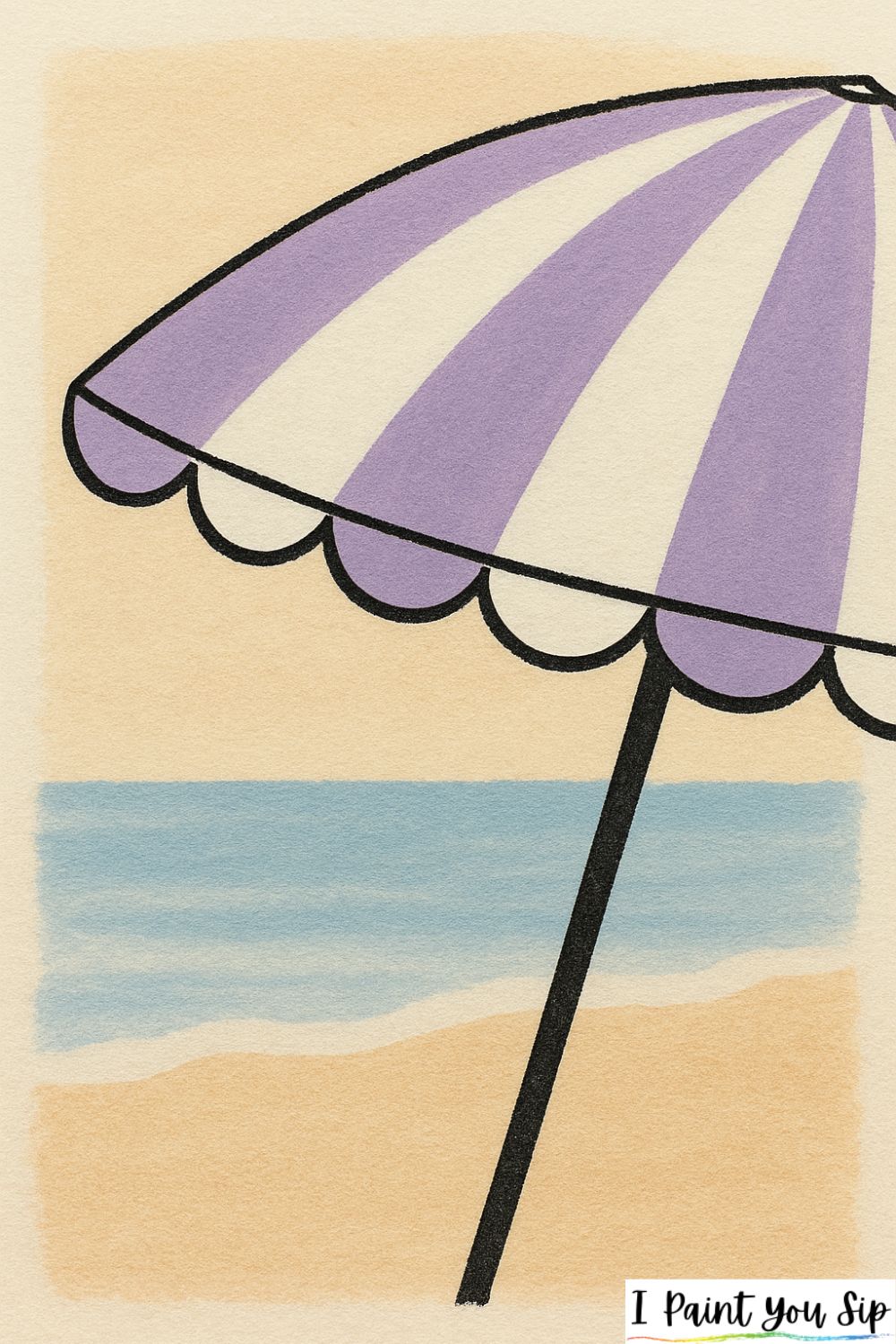 beach umbrella close-up