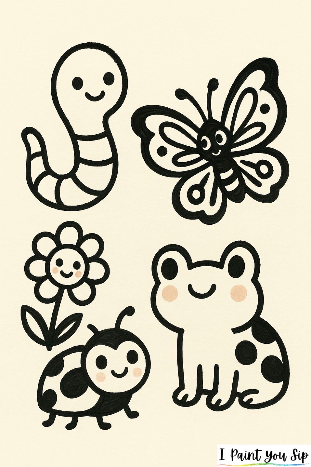 cartoon garden critters