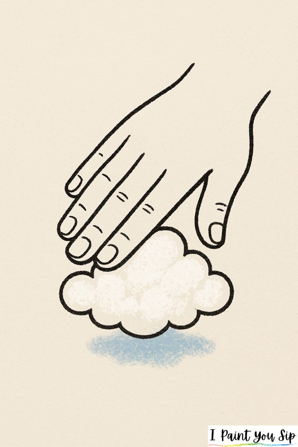 cloud puff hand dabs