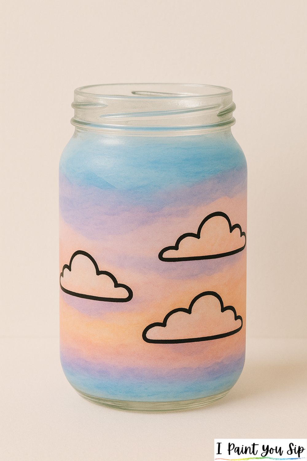 cloudy sunset wash
