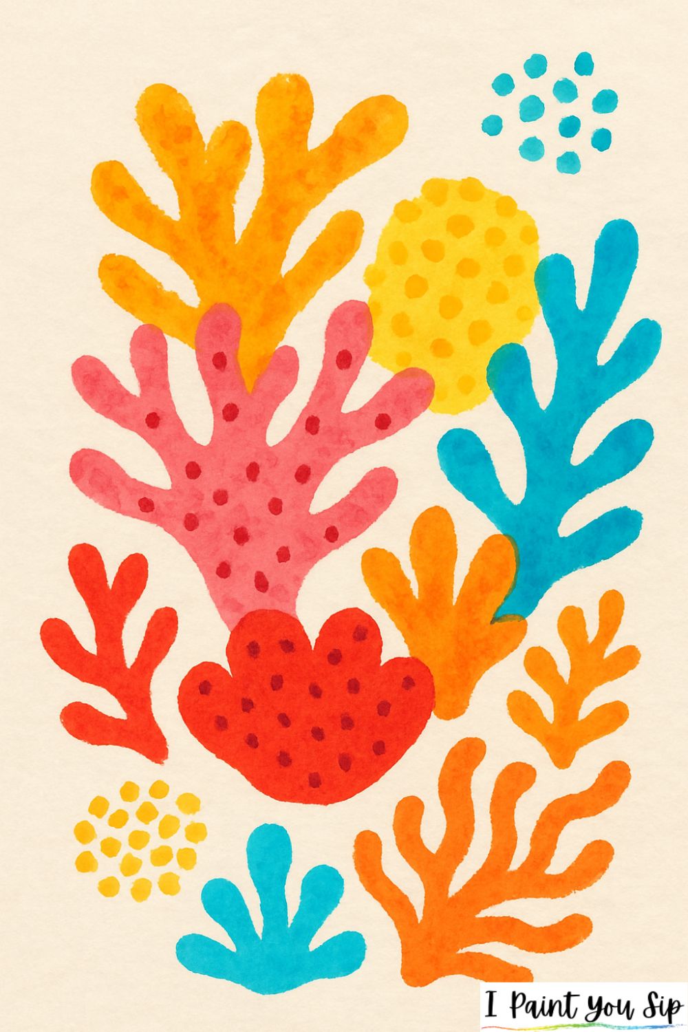 coral reef color bursts