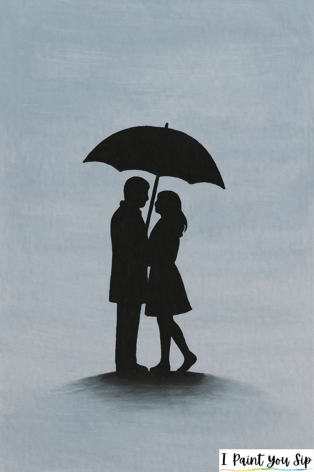 couple under an umbrella