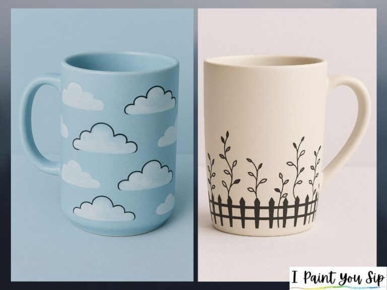 cup painting ideas