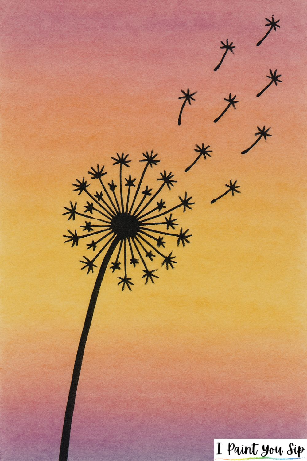 dandelion blowing in the wind