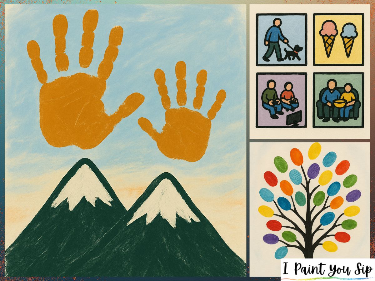 17 Heartfelt Father’s Day Painting Ideas | I Paint You Sip