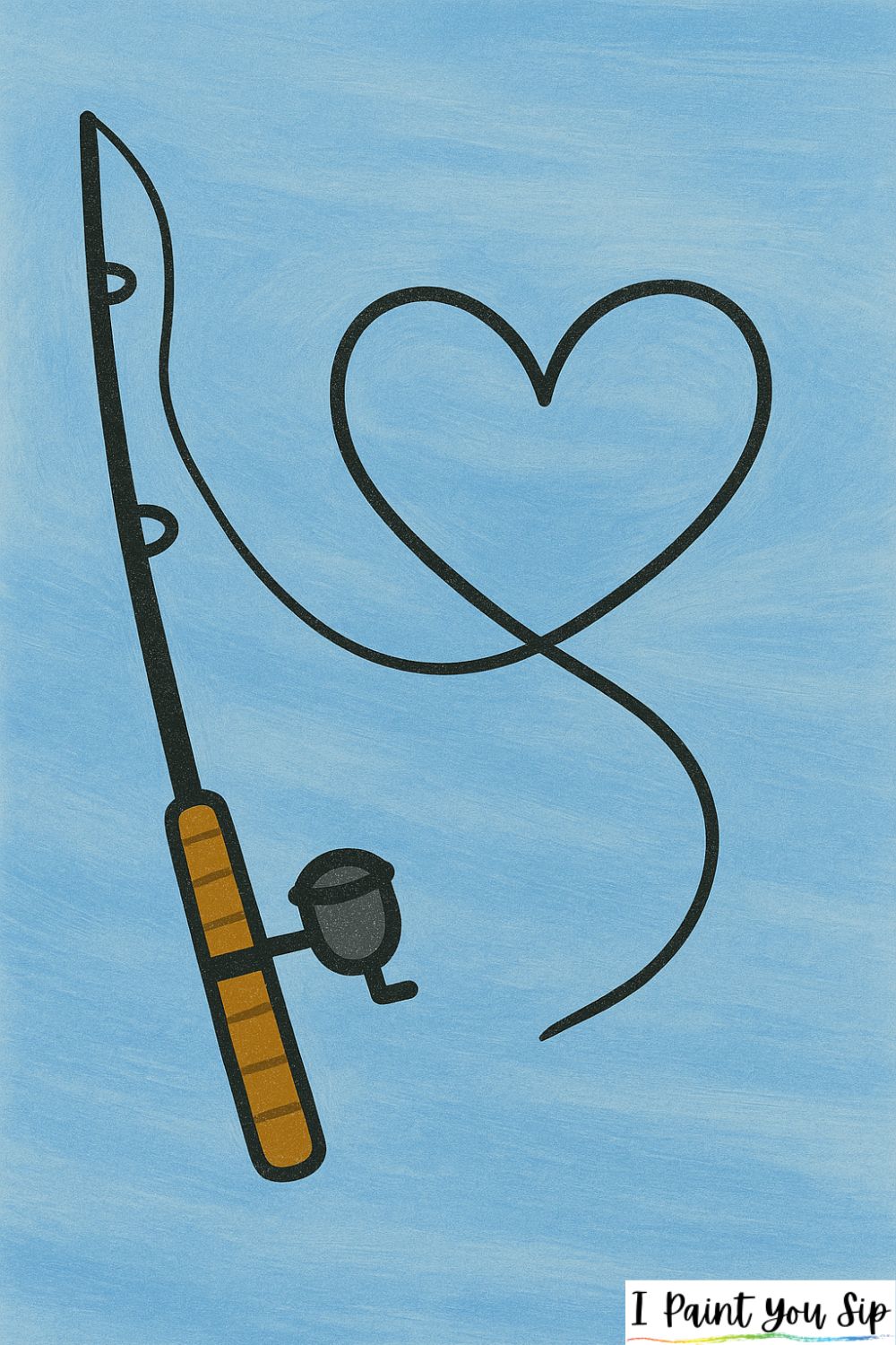 fishing line heart