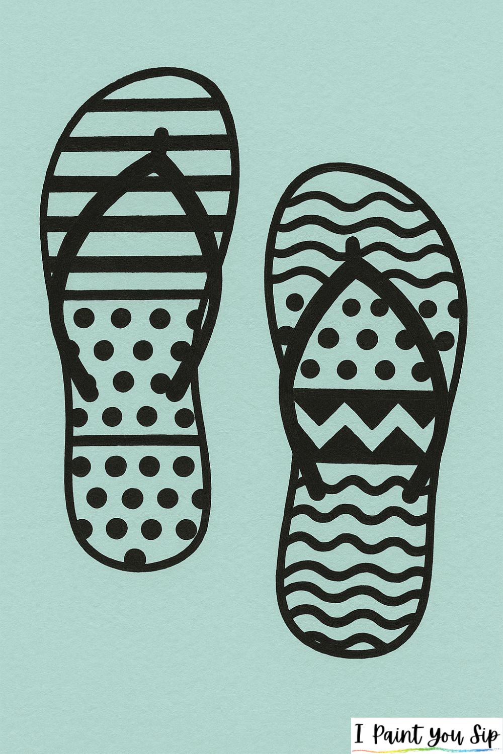 flip-flop silhouette
