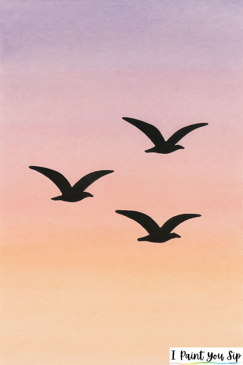 flying bird trio