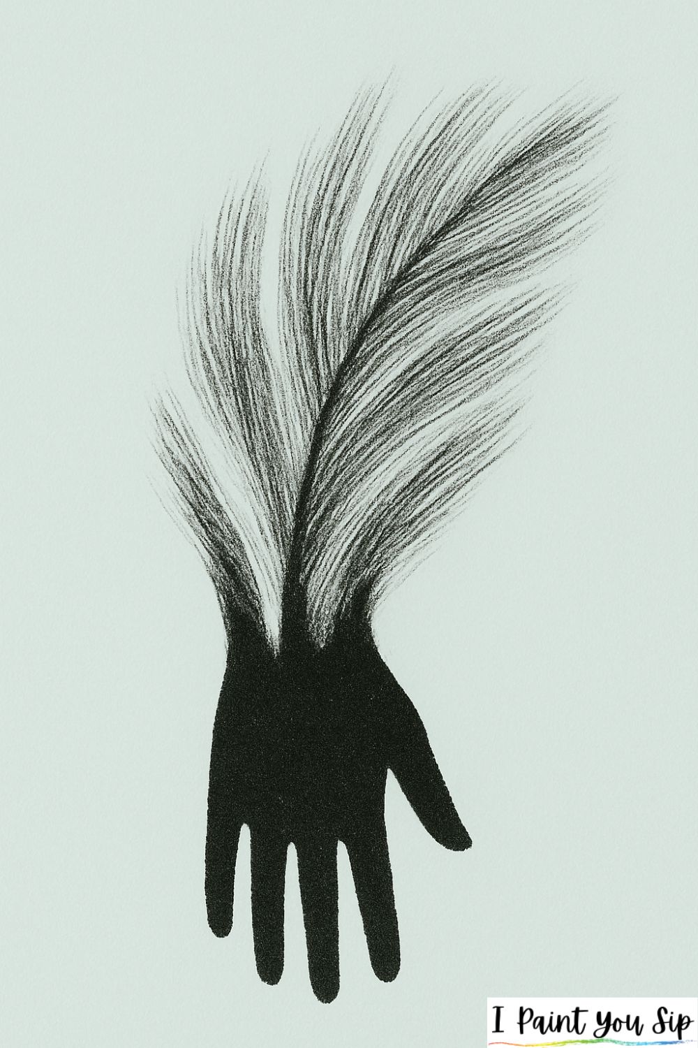 gentle feather hand sweep