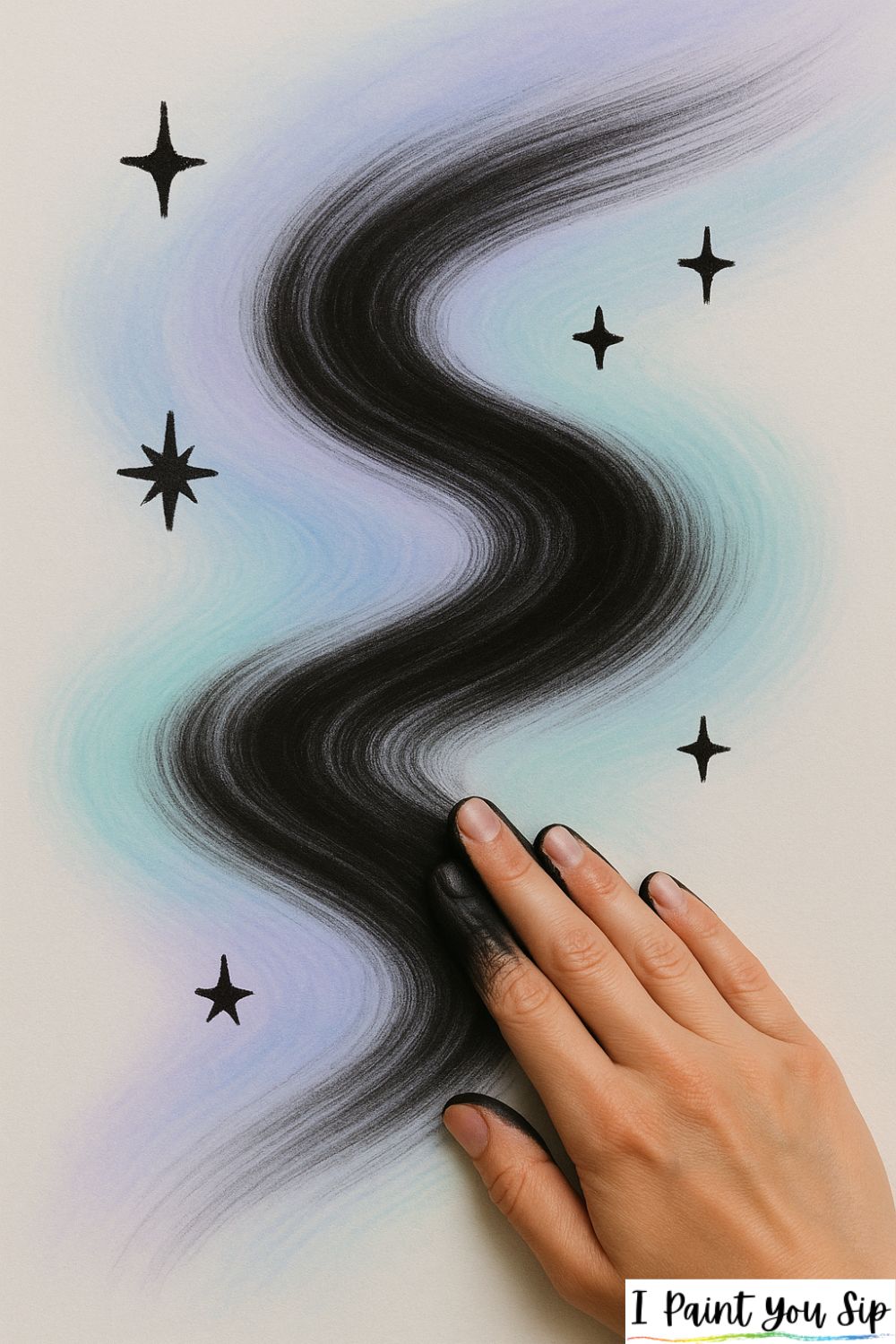 hand-swirl aurora
