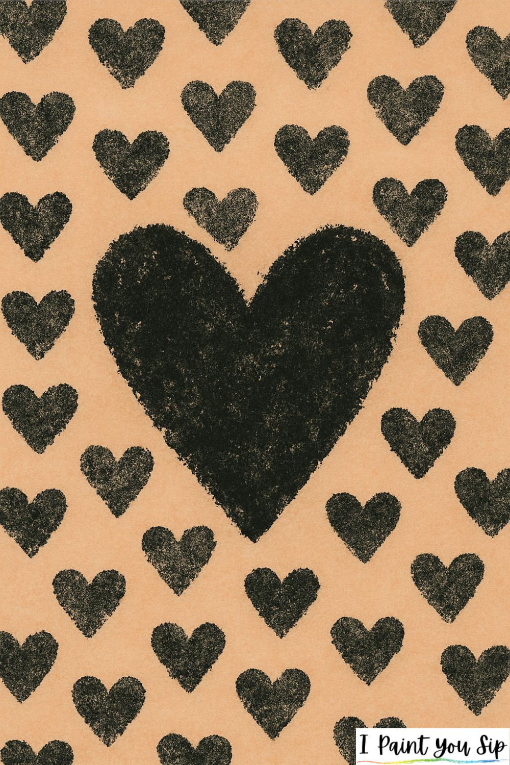 heart stamp art