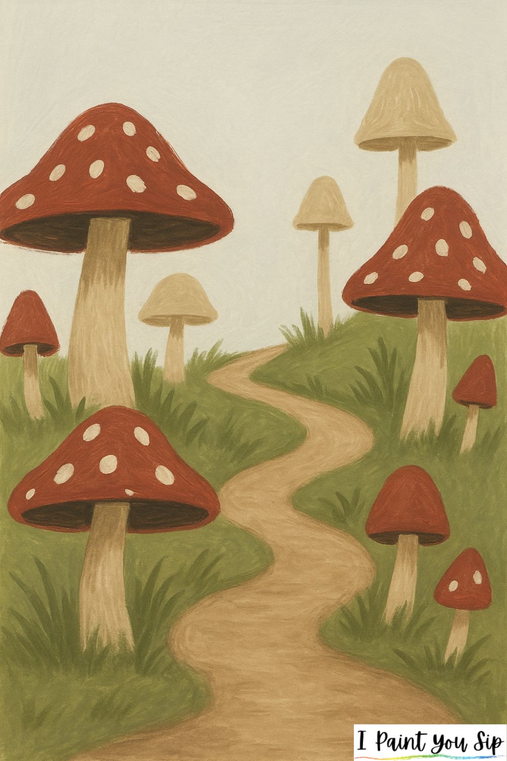mushroom village path