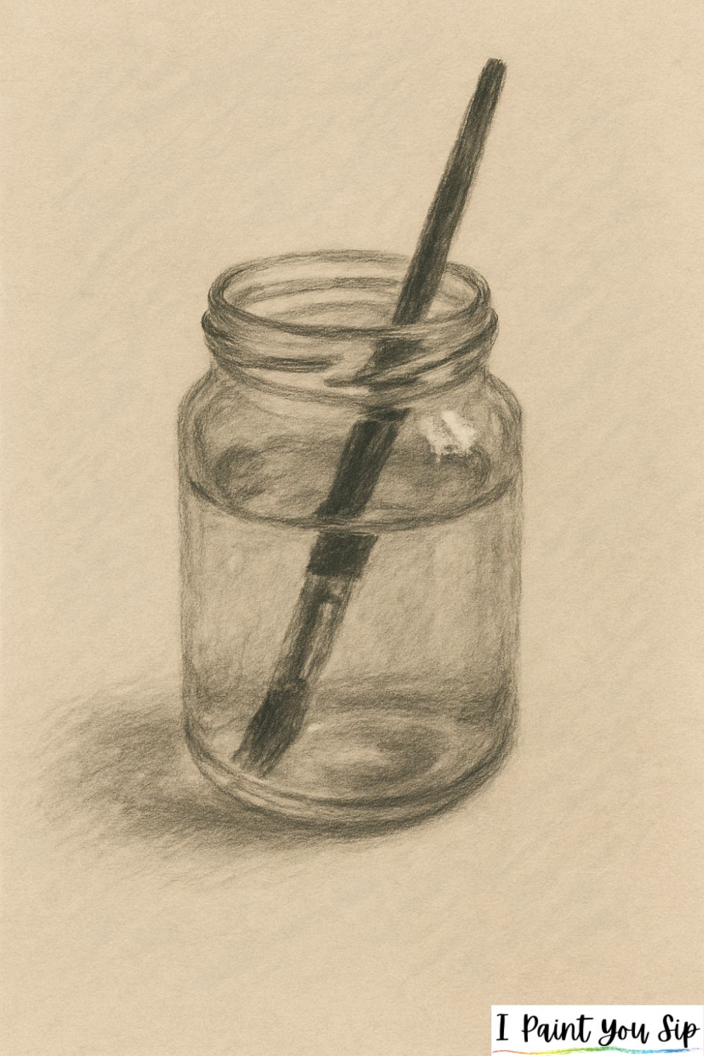 paintbrush in a jar