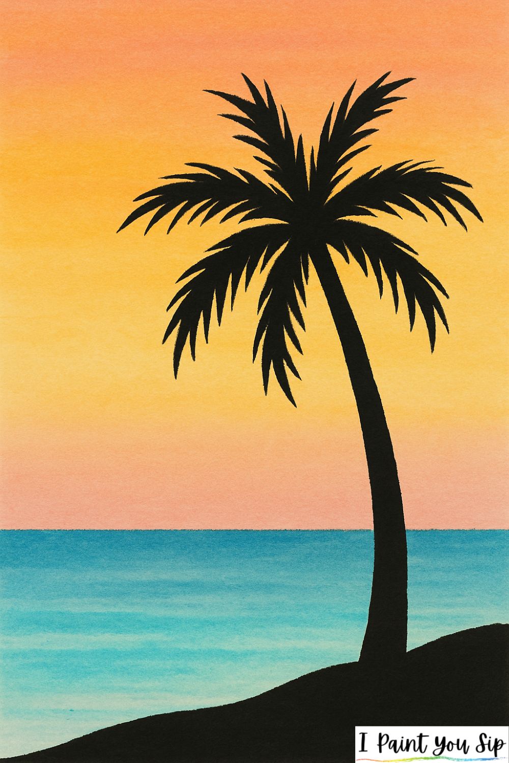 palm tree on the shore
