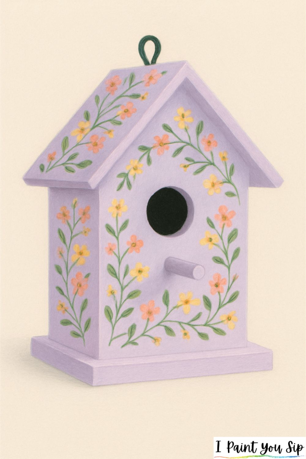 pastel spring garden