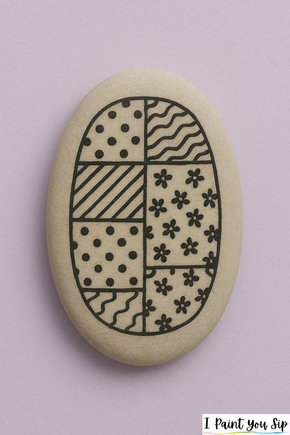 patchwork quilt rock