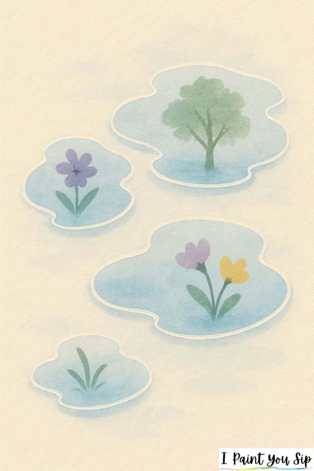 rain-puddle reflections