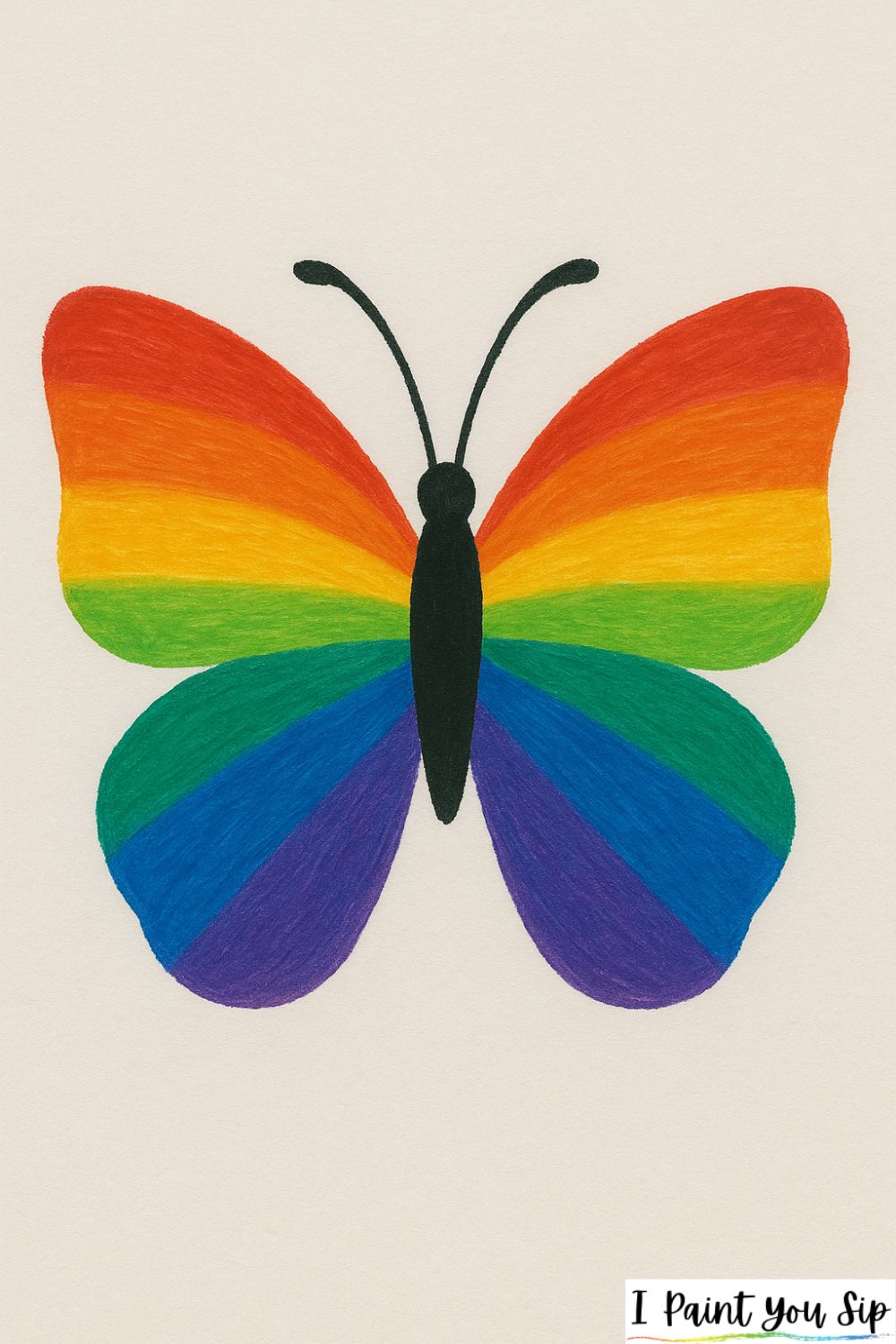 rainbow butterfly