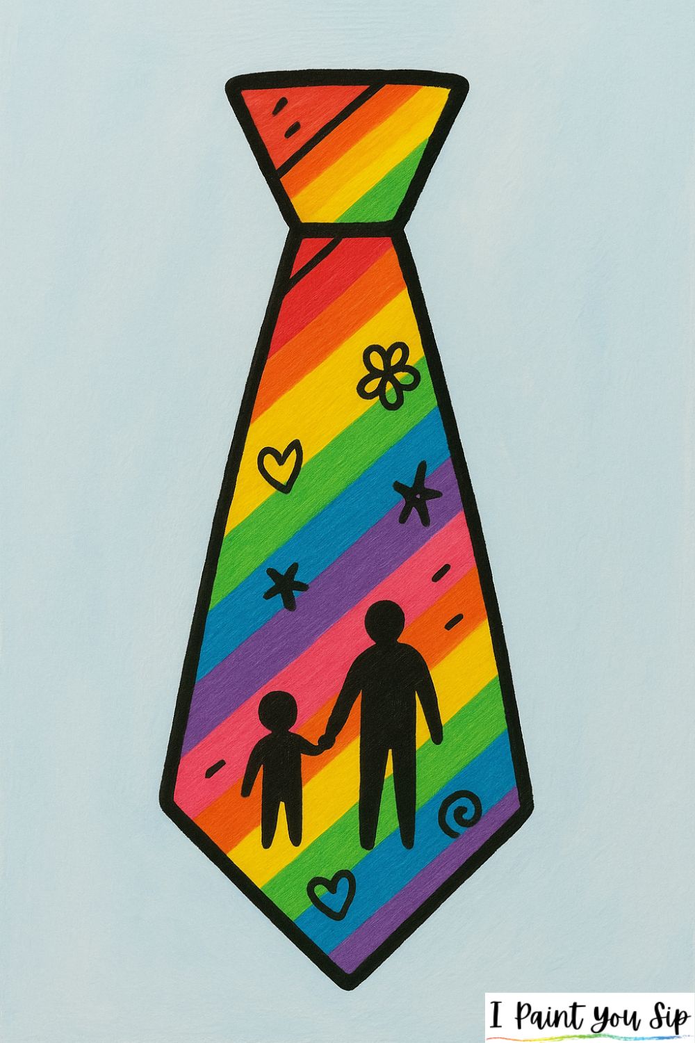 rainbow tie pattern